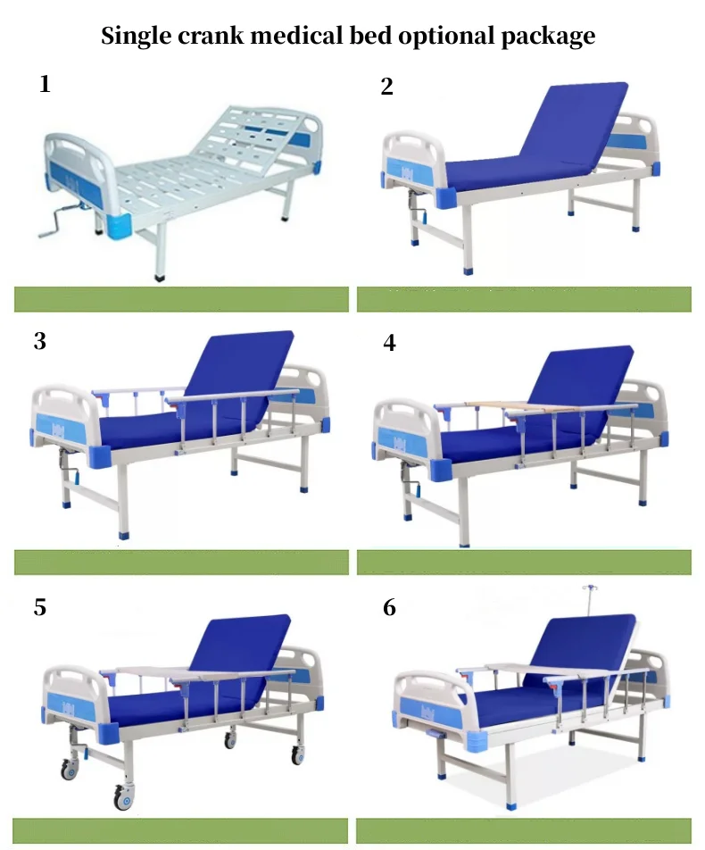 Single Crank Hospital Bed -  - 8